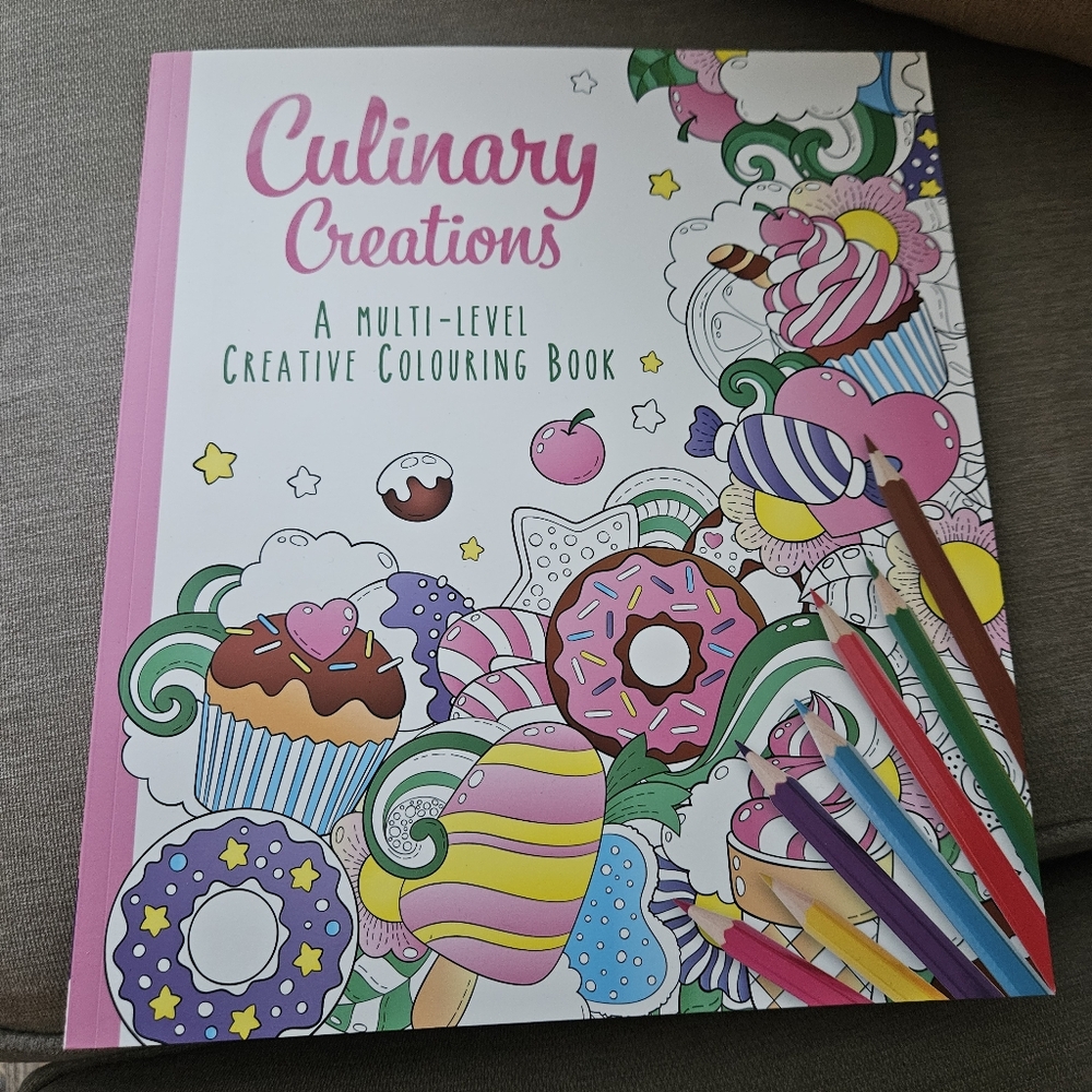 Culinary Creations Coloring Book PAPP publishing New